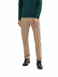 TOM TAILOR Herren Chino Hose aus Stretch Twill 38W / 34L 32240 - Mountain Taupe