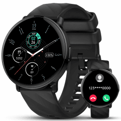 Smartwatch für Damen Herren, 1.39'' Zoll HD Smart Watch mit Telefonfunktion, 112+ Sportmodi Sportuhr mit Pulsuhr/Schlafmonitor, IP68 Wasserdicht Fitnessuhr mit Information Erinnerung für iOS Android
