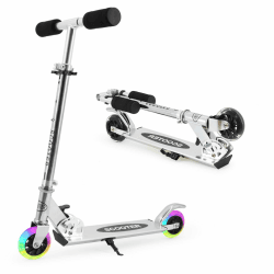TENBOOM Roller Kinder ab 3 Jahre, 2 Räder Klappbar Scooter,3 Höhenverstellbare Kinderroller,Led-räder Kinderscooter für Mädchen Jungen