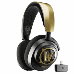 SteelSeries Arctis Nova 7 Wireless Multi - Plattform Gaming-Headset – World of Warcraft Edition – Inklusive In-Game-Items – 2,4 GHz + Bluetooth – 38-Stunden-Akku – USB-C-Laden –Playstation,PC,Switch
