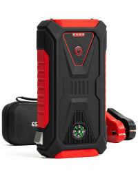 ESSAGER Auto-Starter 1500A Spitzenstrom 20000mAh Tragbare Starthilfe PD 60W Schnellladung, Outdoor Multifunktionale Power Bank mit LED-Notlicht für bis zu 7,5L Benzin und 6,0L Dieselmotoren