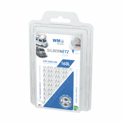 WM aquatec Silbernetz Flex STSN-100 | Wasserkonservierung für Tanks bis 160 L | konserviert 7500L Wasser durch automatische Dosierung von reinen Silberionen | Made in Germany