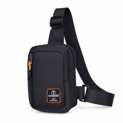 CYchen Umhängetasche Schultertasche Messenger Bag, Herrentasche Zum Umhängen Klein Herren Handy Sling Tasche Männer Shoulder Crossbag Brusttasche Damen Crossbody Handytasche Wasserdichte Slingbag Schwarz