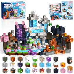 ToyUnited Magnetische Bausteine Magnetic Blocks Bauen Fantasiewelt 150PCS für Jungen und Mädchen ab 3 Jahren Konstruktionsspielzeug für Kinder Spielzeug ab 6 Jahre Jungen Ostern Geschenke Kinder