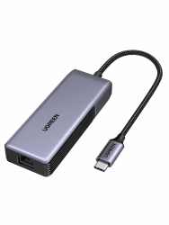 UGREEN 5Gbps USB C LAN Adapter Ethernet Adapter 5000Mbps RJ45 Netzwerkadapter kompatibel mit NAS, MacBook Pro M4, Mac Mini M4, XPS usw.