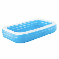 Bestway Family Pool Deluxe, aufblasbares Kinder-Planschbecken 305 x 183 x 56 cm