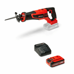 Einhell Professional Akku-Universalsäge TP-AP 18/28 Li BL Power X-Change (18 V, Brushless, 28 mm Hubhöhe, 2.500 min-1, 20 cm Schnitttiefe Holz, drehbarer Griff, inkl. 4,0 Ah Akku + Ladegerät)