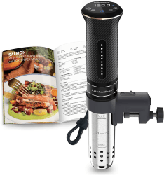 KitchenBoss Sous Vide Garer Stick Präzisionskocher Präziser: G300T Temperatureinstellung IPX7 Wasserdicht LED Touch-Display Immersion Tauchzikulator 3D Zirkulation mit Timer