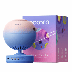 POCOCO Sternenhimmel Projector, Galaxie Stern Projektor, Heim Planetarium für Kinder und Erwachsene; in Schlafzimmern, Innenräumen; als Dekoration, Einschlafhilfe und Entspannung - mit 2 Discs