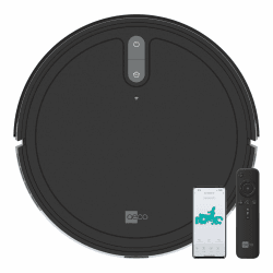 aeco VacuBot X3 Saugroboter mit 5000Pa starker Saugkraft, Gyroscope Navigation, 120m² Saugbereich, 160min Akkulaufzeit, 18mm Hindernisüberwindung, Infrarot Fernbedienung & App-Steuerung