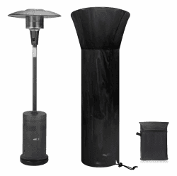 Abdeckung für Terrassenheizung-210D Oxford Gewebe Schutzhülle für Heizpilz Abdeckung ,Wasserdicht, Staubdicht,UV-Beständig(226 x 85 x 48 cm)