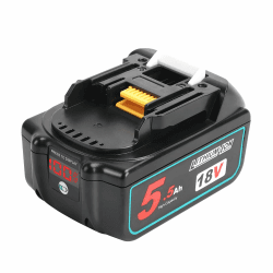 Powarobor 18V 5.5Ah BL1850 Lithium-Ionen Ersatzakku kompatibel mit Makita 18V LXT Elektrowerkzeuge BL1830 BL1840 BL1860 BL1845 BL1815 mit LED Indikator
