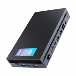 MeLE Overclock X5 Mini-PC Core i5-12450H (bis zu 4,4 GHz), 32GB DDR4 1TB PCIe 3.0x4 SSD, HDMI/DP/Type-C/4K HDMI-Anzeige Kleiner Desktop-Computer für Business, Büro, Industrie, Profi und Unterhaltung