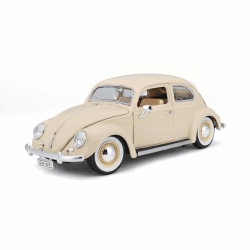 Bauer Spielwaren 12029W Volkswagen Käfer '55 Modellauto im Maßstab 1:18, beige
