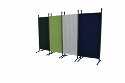 Angerer Freizeitmöbel GmbH Stellwand - Raumteiler & Raumtrenner Sichtschutz - Outdoor Paravent für Windschutz & Schatten auf Balkon (178 x 82 cm, grün)
