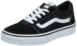 Vans Unisex Kinder Ward Sneaker 38 EU Suede Canvas Black White