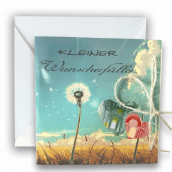 ZELAITE Wunscherfüller Geldgeschenke Verpackung mit Umschlägen, Wunscherfüller Geschenk für Männer und Frauen, Glück verschenken zum Geburtstag Reisen Hochzeit Jugendweihe (A)