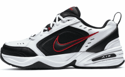 Nike Herren Air Monarch Iv Sneaker 43 EU White Black Varsity Red