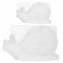 SEWACC 2 Stück Schnecke Epoxidharz Formen 3D Tier DIY Silikonharz Formen Schnecke Gussform Desktop Ornament Wohnkultur