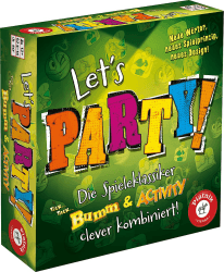Piatnik 6382 - Lets Party | Activity und Tick Tack Bumm kombiniert | Für Spieleabende mit Freunden und Familie | Ab 12 Jahren | 4 bis zu 16 Spieler |