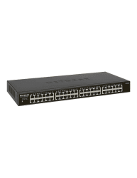Netgear GS348 Switch 48 Port Switch Gigabit Ethernet (LAN Switch für Desktop- oder Rack-Montage, Plug-and-Play, energieeffizient, lüfterloses Gehäuse für leisen Betrieb), schwarz