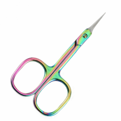 Nagelhautschere,Hautschere,Edelstahl Cuticle Scissors,Hautschere Extra Fein Testsieger,Gebogene Nagelhautschere Extra Fein,Nagelhautschneider Für Fuß Und Fingernägel(Farbe)