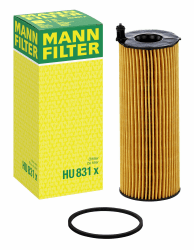 MANN-FILTER HU 831 X Filtro de aceite – Set de filtro de aceite juego de juntas Para automóviles