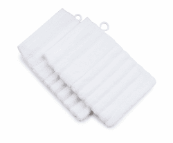 Gözze 2erSet Frottier Mailand,CO/CV (Bamboo),70%/30%,Waschhandschuh,17x24,weiß