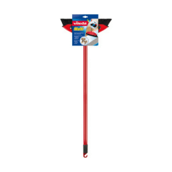 Vileda Multi Besen, mit Teleskopstiel, Kautschukborsten, gegen Tierhaare, Stiellänge 75–130 cm, für alle Böden, ideal auch für Teppiche