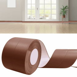 DIKARIYA Weichsockelleiste Selbstklebend Braun, 30x30mm 6 Meter Sockelleiste Selbstklebende, PVC Weichsockelleiste Flexibel Fussleisten Selbstklebend, Flexible Knickleiste für Küche Bad Badezimmer 30mmx30mmx6M Braun