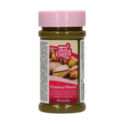 FunCakes Geschmackpaste Pistazie: Lebensmittelaroma, guter Geschmack, perfekt zum Dekorieren von Kuchen, geeignet für Teig und Füllungen. 80 g.
