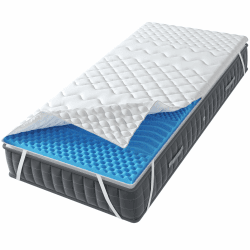 Matratzentopper ErgoFit - Made in Germany Topper 100x200 mit optimierten 7-Zonen-Komfort - Matratzen Topper 5 cm Hoch - weiches Liegegefühl - Öko-Tex Zertifiziert - Matratzentopper 100x200 cm