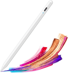 Mixoo Stift für iPad mit Palm Rejection, Neigung zum Schattieren, Active Touch Pen Kompatibel mit (2018-2022) Apple iPad/iPad Pro/iPad Pro 11"/iPad Mini/iPad Air (Weiß)
