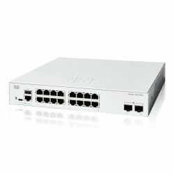 Cisco Catalyst 1200-16T-2G-Smart-Switch, 16-Port-GE, 2 x 1-GE-SFP, eingeschränkter Lebenszeitschutz (C1200-16T-2G)