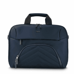 Hama Laptoptasche für 15,6 - 16,2 Zoll (leichte Businesstasche als Umhängetasche oder Tragetasche, Notebooktasche mit zwei Vordertaschen und Organizer, Innenfach, Tabletfach, gepolstert) dunkelblau