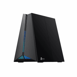 TP-Link Archer GXE75 Gaming Router, Wi-Fi 6E AXE5400 Tri-Band, 2,5 Gbps Anschlüsse, dediziertes Spiele-Panel, Exklusive Beschleunigung für Spiele, spielorientiertes Design, kompatibel mit Alexa