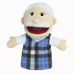 LOMTRATS Familie Handpuppen für Kinder, beinhaltet Opa, Oma, Papa, Mama, Tochter, Sohn mit beweglichen offenen Mund, perfekt für Storytelling, Unterricht, Vorschule, Geburtstagsgeschenke,1 Pcs