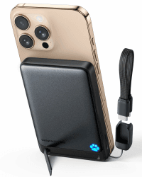 INIU Qi2-zertifizierte 45W Magnetische Powerbank, 10000mAh Ultradünn Externe Batterie, USB C in&Out Wireless Powerbank Schnellaufladung für iPhone 16 15 14 Pro Max Mag Safe Case