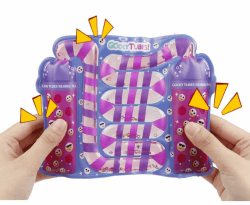 Drücken Sensorische Schläuche Fidget Spielzeug,Quetschbare Sensorplatten,Squishy Sensory Tubes Gefüllt mit Buntem GOO Glitter and Beads,Squeezable Fidget,Stress & Anxiety Relief (Bubble Tea)