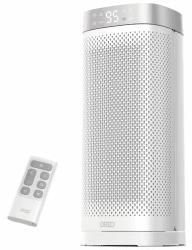 Dreo 16 Inch Electric Heater, Energy Efficient Space Heaters with Thermostat, 70° Oscillating Remote Control 3 Mode Tip-over & Overheat Protection, Silent Ceramic Fan Heater for Home