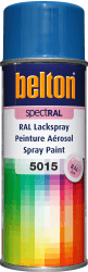 belton spectRAL Lackspray RAL 5015 himmelblau, glänzend, 400 ml - Profi-Qualität