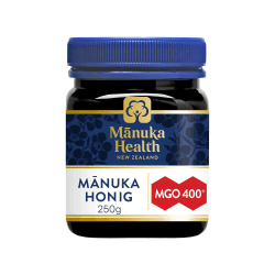 Manuka Health - Manuka Honig MGO 400+ 250 g - 100% Pur aus Neuseeland mit zertifiziertem Methylglyoxal Gehalt