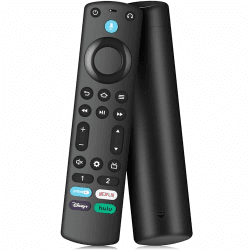 Ersatz-Sprachfernbedienung mit Sprachfunktion Passend für Fire AMZ Smart TVs Cube, TV Stick, TV Stick Lite, TV Stick 4K, TV Stick 4K Max, für Insignia/Toshiba/Pioneer Smart TVs