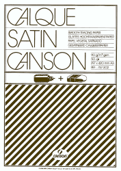 Canson 200757202 - Hochtransparentes Zeichenpapier, A3, Mehrfarbig