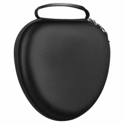 Fintie Tasche Kompatibel mit AirPods Max Kopfhörern, Ersatz-Reiseschutz-Aufbewahrungstasche Hülle Case mit Auto Wake/Sleep, Schwarz
