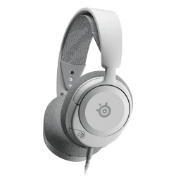 SteelSeries Arctis Nova 1P - Multi-System Gaming-Headset – Hi-Fi-Treiber – 360° Surround-Sound – Memory Foam-Ohrpolster – Mikrofon mit Geräuschunterdrückung – PS5, PS4, PC, Xbox, Switch - Weiß