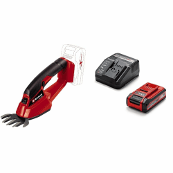 Einhell Akku-Grasschere GC-CG 18/1 Li Power X-Change (Schnittbreite Grasschneideblatt 100 mm, Softgrip, Metallgetriebe, inkl. 3,0 Ah Plus Akku & Ladegerät)