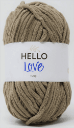 HELLO LOVE Garn, Biscuit, 100 g biscuit 100g