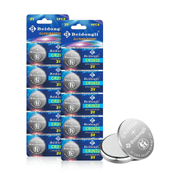 CR2032 3V Lithium Knopfzellen CR 2032 Batterien 10 Stück【5 Jahre LagerGarantie】 (cr2032-10)