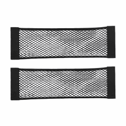 YOFADCI Kofferraum Netztasche, Kofferraum Netz mit Klettverschluss, Strapazierfähige Kofferraumnetz, Auto Aufbewahrungsnetz für Auto/SUV 80X25cm 2 Stück